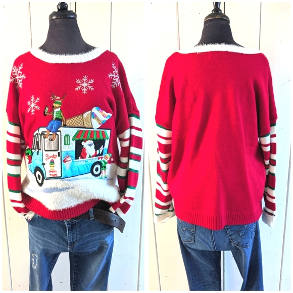 Ugly Christmas Sweater XL - Picture 1 of 9